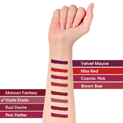 TAC - The Ayurveda Co. Liquid Matte Nude Lipstick
