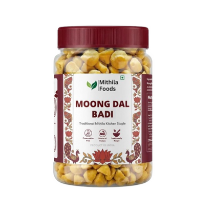 Mithila Foods Moong Dal Badi Light Sun-Dried Mangodi