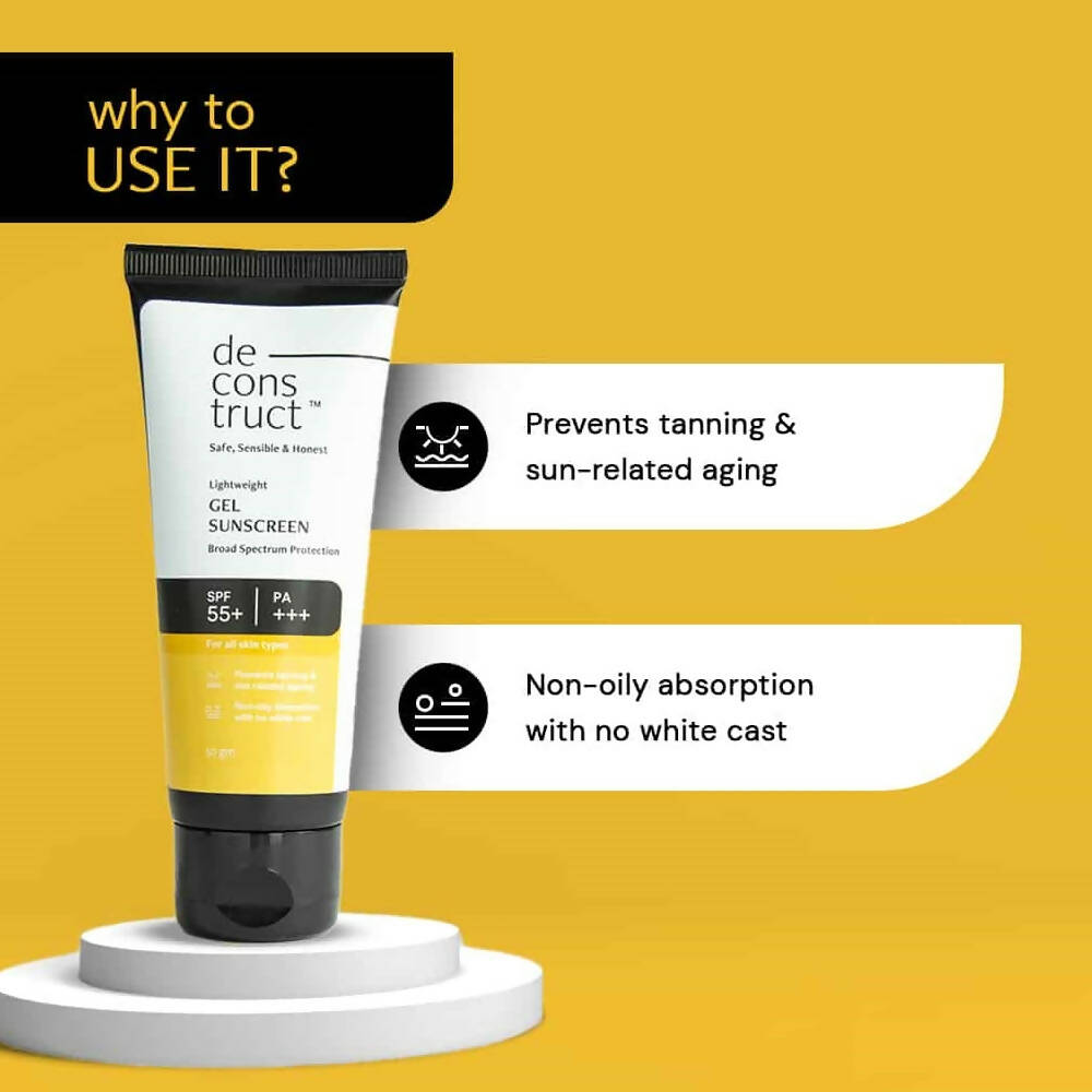 Deconstruct Gel Sunscreen - Indyancart