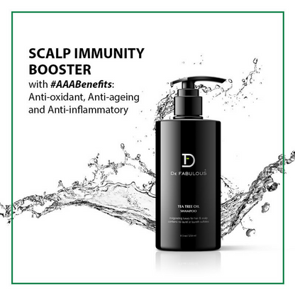 De Fabulous Tea Tree Oil Sulphate Free Shampoo For All Hair Types
