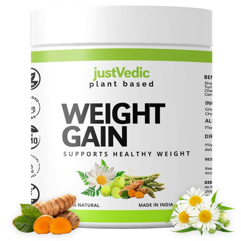 Just Vedic Weight Gain Drink Mix - Indyancart