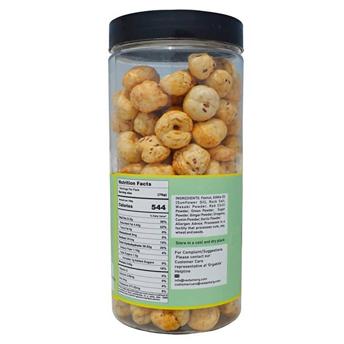 Orgabite Roasted Foxnuts Wasabi