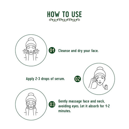 Avimee Herbal Niacinamide Face Serum For Acne Marks, Blemishes & Oil Balancing with Zinc