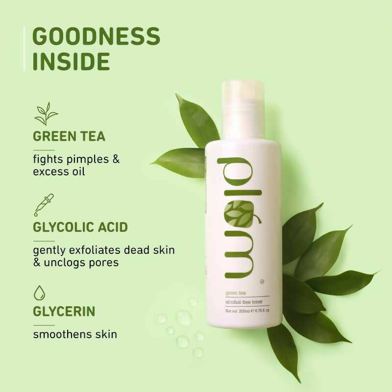 Plum Green Tea Alcohol-Free Toner - Indyancart