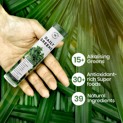 Wellbeing Nutrition Daily Greens Effervescent Tablets - Indyancart