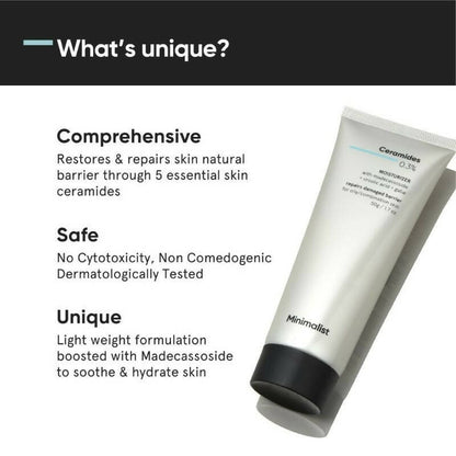 Minimalist 0.3% Ceramide Barrier Repair Moisturizing Cream - Indyancart