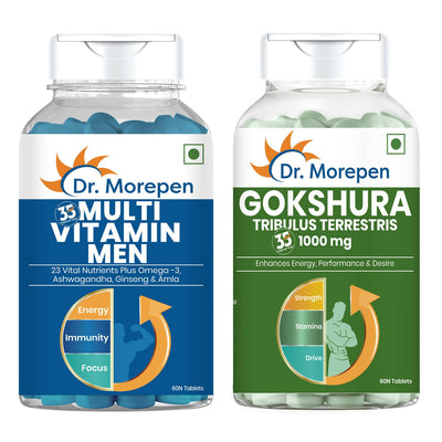 Dr. Morepen Gokshura & Multivitamin Men Tablets Combo