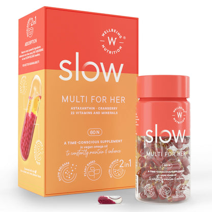 Wellbeing Nutrition Slow | Multivitamin for Her Capsules - Indyancart