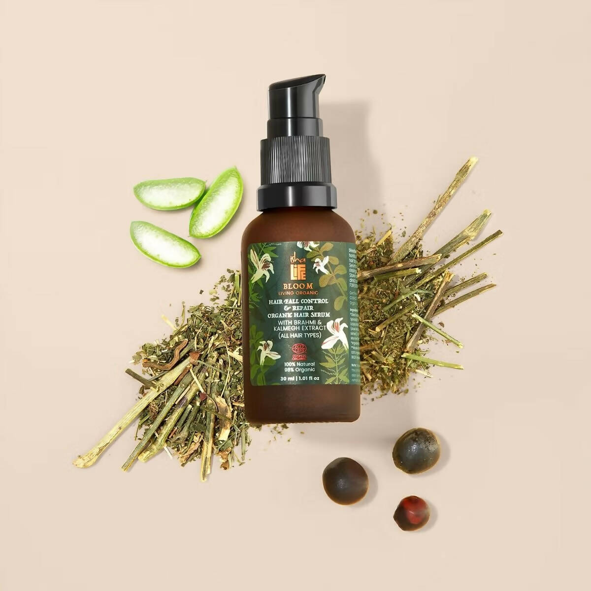 Isha Life Hair Fall Control & Repair Organic Hair Serum - Indyancart