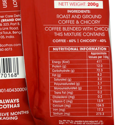 Cothas Coffee Hotel Blend INS Strong Coffee Powder