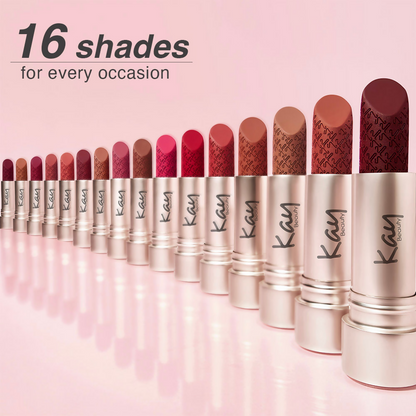 Kay Beauty Hydra Crème Hydrating Full Coverage Lipstick with Hyaluronic Acid- Grace