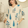 Dhiyona IE Women Floral Printed A-Line Kurta with Palazzo
