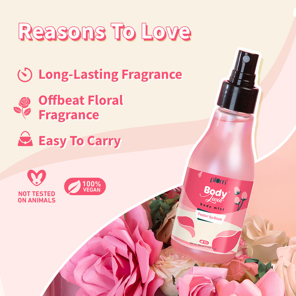 Plum Goodness Feelin So Rose Body Mist by BodyLovin'