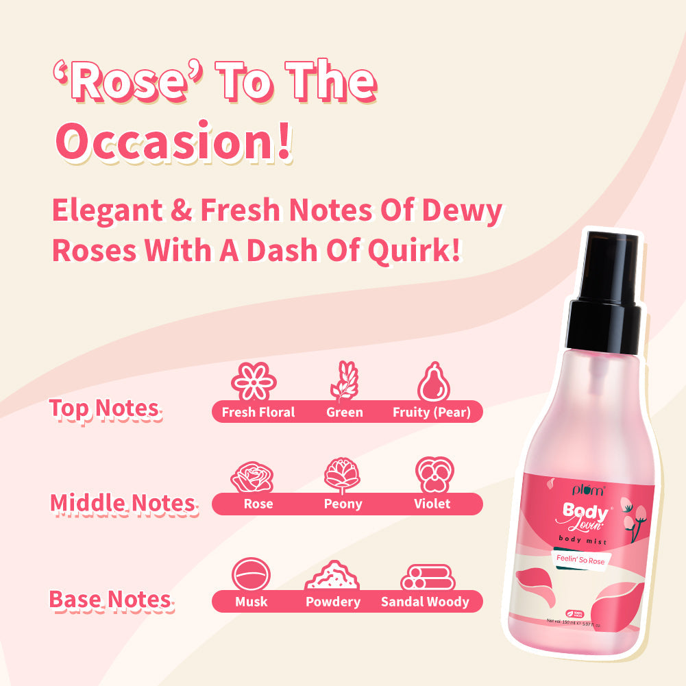Plum Goodness Feelin So Rose Body Mist by BodyLovin'