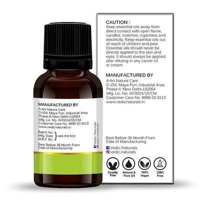 Vedic Naturals Rosemary Essential Oil - Indyancart