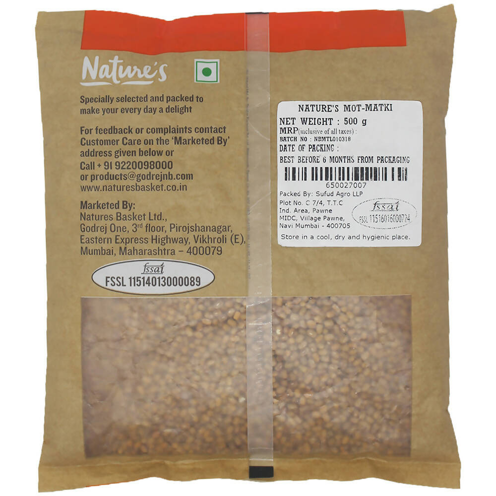 Nature's Whole Moth Dal - Matki
