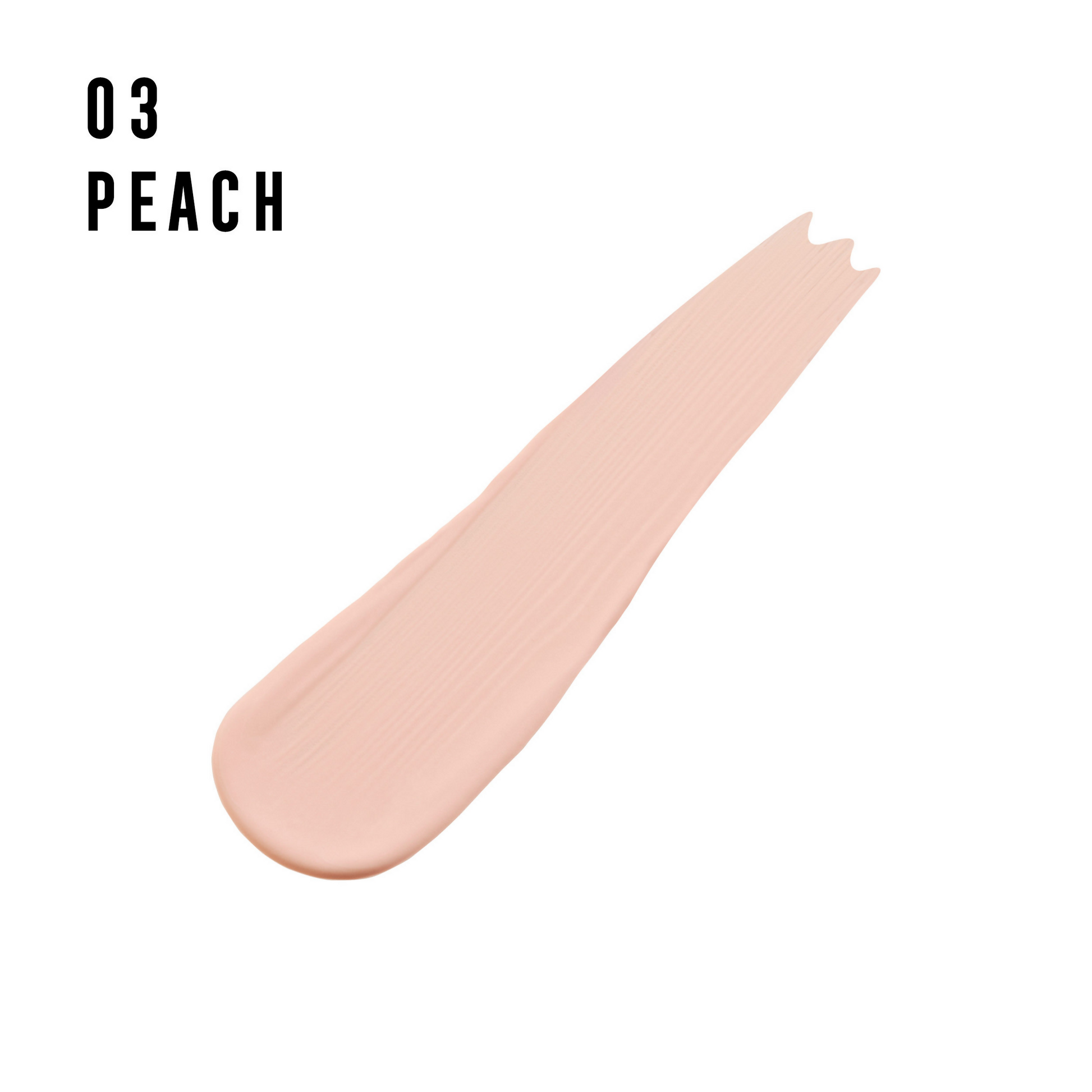 Max Factor Miracle Pure Eye Enhancer Peach under eye cream with a sleek tube and applicator for brightening and hydration.
