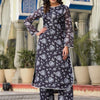 Dhiyona VA Women'sFloral Printed Pure Cotton Straight Kurta with Trousers