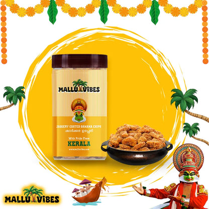 Mallu Vibes Jaggery Coated Banana Chips