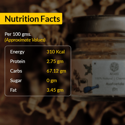 Asavi Handcrafted Natural Hathras Hing (Asafoetida)