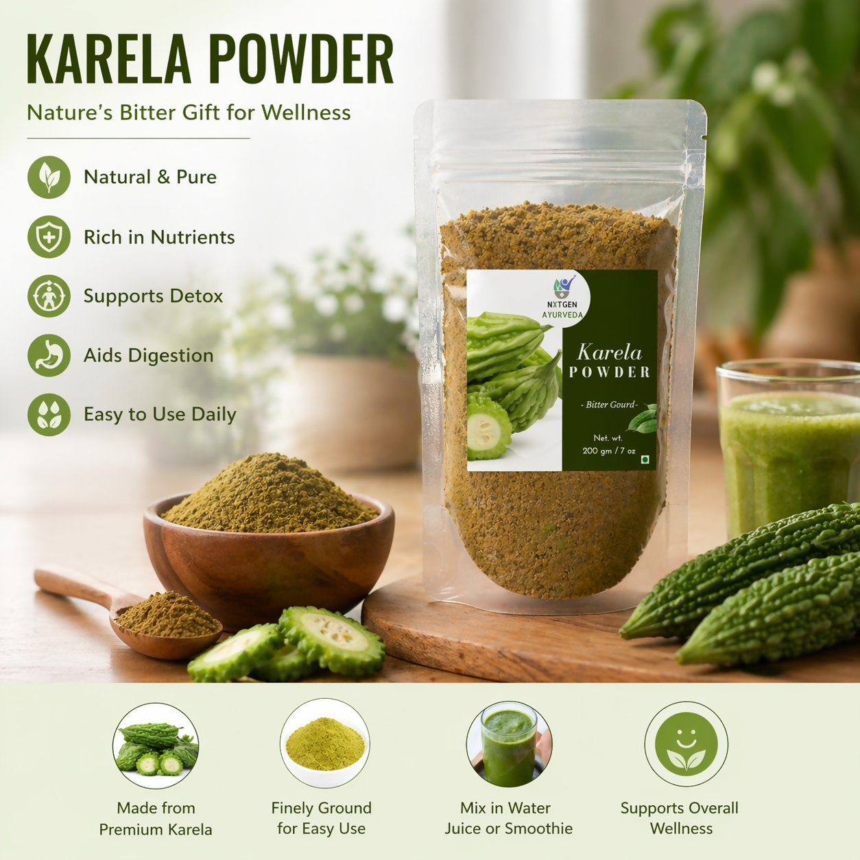 Nxtgen Ayurveda Karela Powder