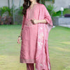 Dhiyona IE Women Floral Embroidered Regular Thread Work Kurta with Trousers & With Dupatta