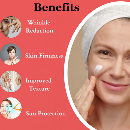Dermistry Anti Aging Collagen Builder SPF30 Retinol Hyaluronic Acid Nourishing Age Protect Day Cream