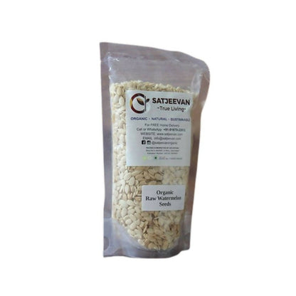 Satjeevan Organic Raw Watermelon Seeds - Indyancart