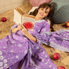 Indyancart IE Women Ethnic Motifs Embroidered Regular Thread Work Pure Cotton Kurta with Trousers & With Dupatta