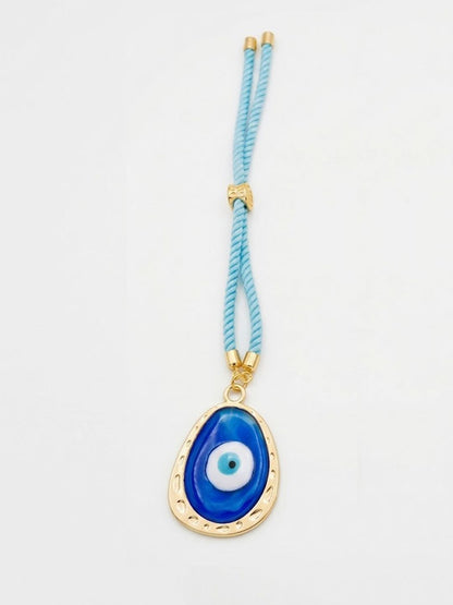 Anouk Set Of 2 Blue Evil Eye Bhaiya Bhabhi Wraparound Rakhi
