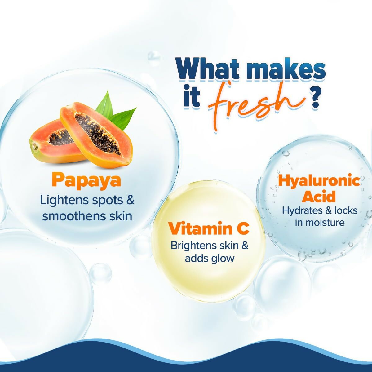 Aqualogica Glow+ Hydra Gel Moisturizer with Vitamin C and Papaya, non-sticky, quick-absorbing face moisturizer for glowing skin