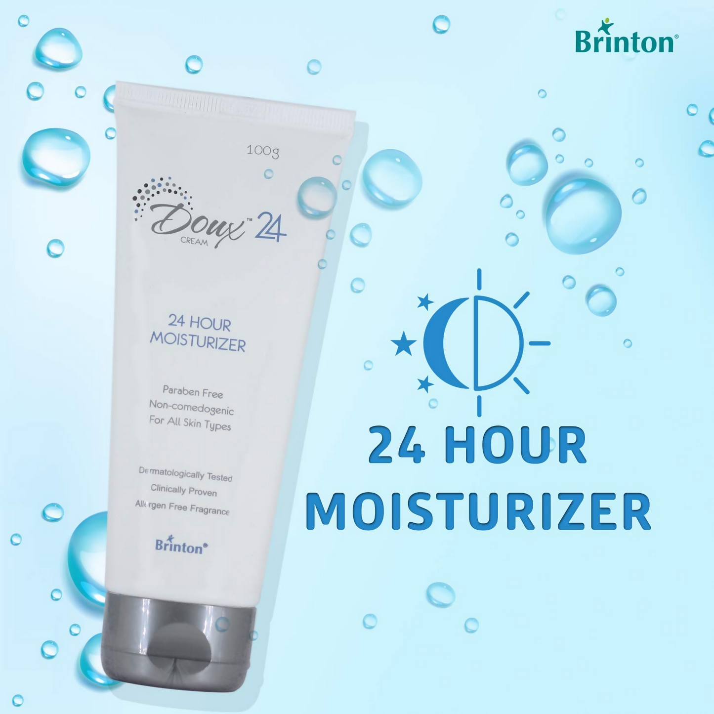 Brinton Doux 24-Hour Moisturizer Cream - Indyancart