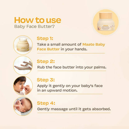 Maate Baby Face Butter Enriched with Shea Butter & Avocado - Indyancart