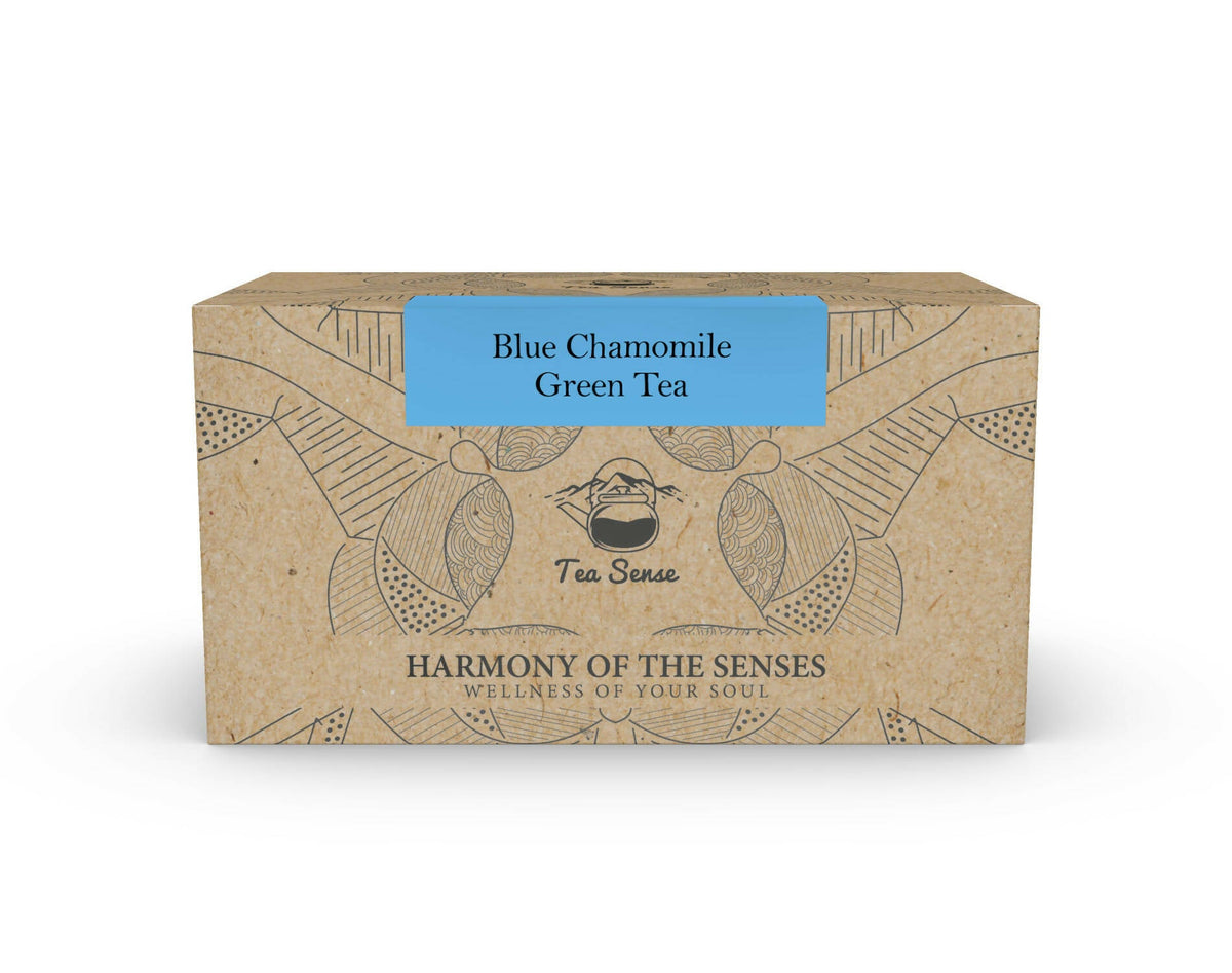 Tea Sense Blue Chamomile Green Tea Bags Box