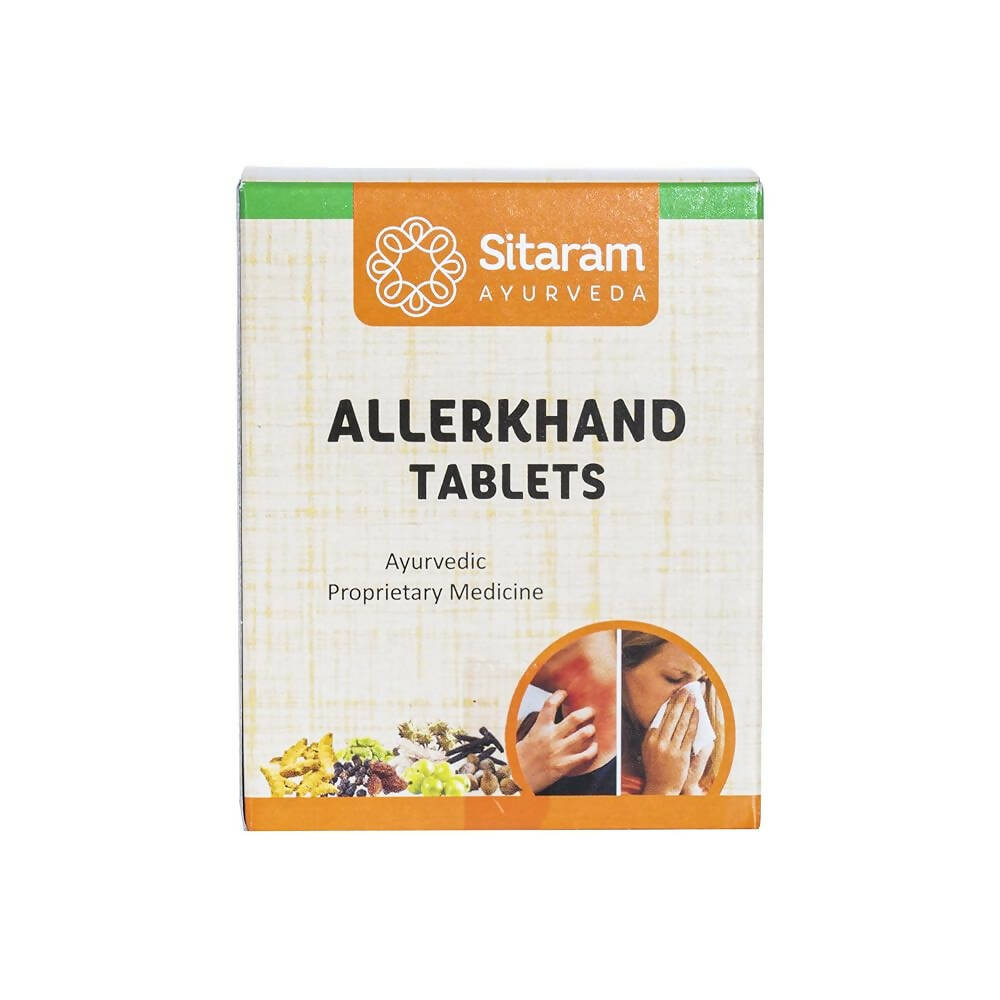 Sitaram Ayurveda Allerkhand Tablets - Indyancart