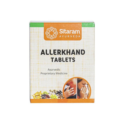 Sitaram Ayurveda Allerkhand Tablets - Indyancart