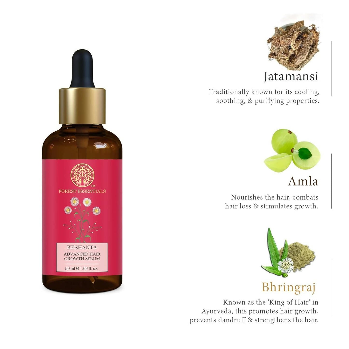 Forest Essentials Keshanta Advanced Hair Growth Serum - Indyancart