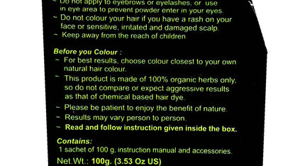 Radico Organic Hair Colour-Dark Brown - Indyancart