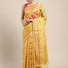 Dhiyona GR Women's Gulmohar Corn Yellow Organza Saree