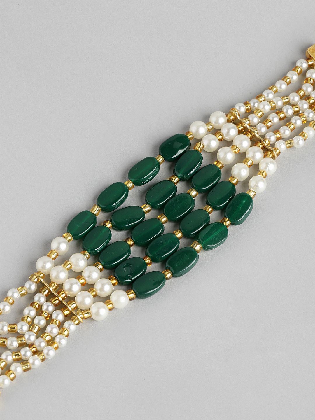 Anouk Unisex Set of 2 Beaded Bhai Bhabhi Rakhis With Roli & Chawal