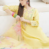 Dhiyona IE Floral Embroidered Straight Thread Work Kurta With Trousers & Dupatta