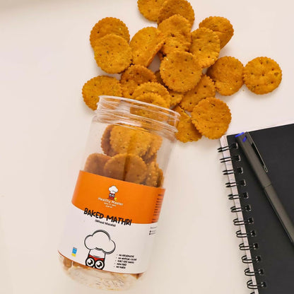 Healthy Master Baked Wheat Masala Mathri Diabetic Friendly Snacks