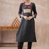 Dhiyona IE Women Ethnic Motifs Printed Regular Pure Cotton Kurta with Trousers & With Dupatta