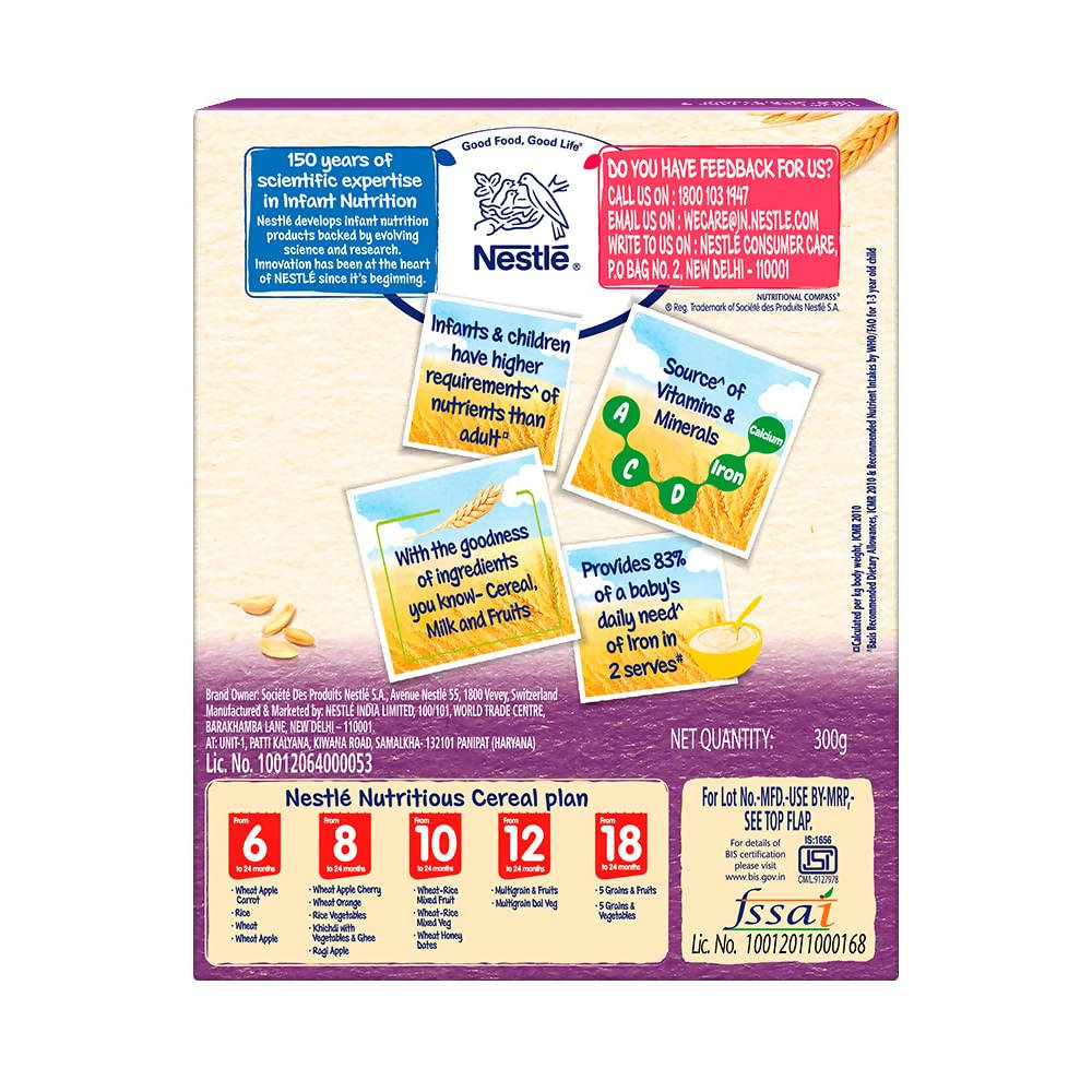 Nestle Cerelac Baby Cereal with Milk, 5 Grains & Fruits – From 18 to 24 Months - Indyancart