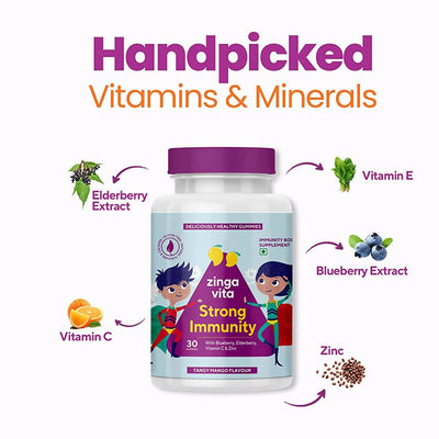 Zingavita Strong Immunity Gummies (Tangy Mango Flavor)