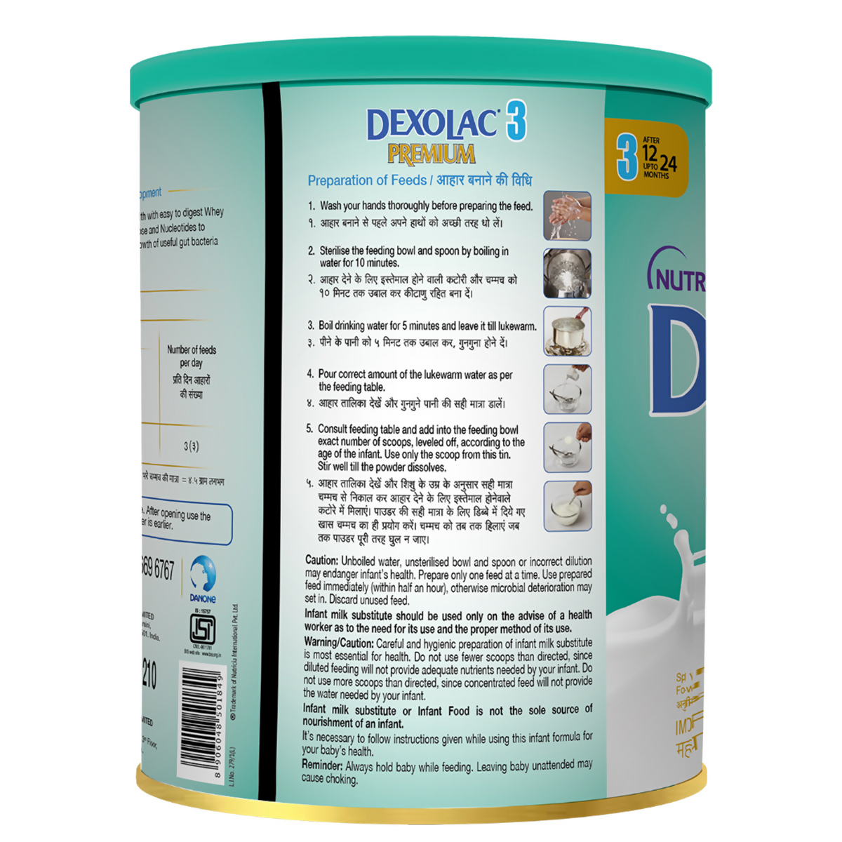 Dexolac Premium Infant Formula Powder Stage 3 (From 12-24 Months) - Indyancart