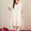 Dhiyona IE Women Ethnic Motifs Embroidered Thread Work Pure Cotton Kurta with Trousers