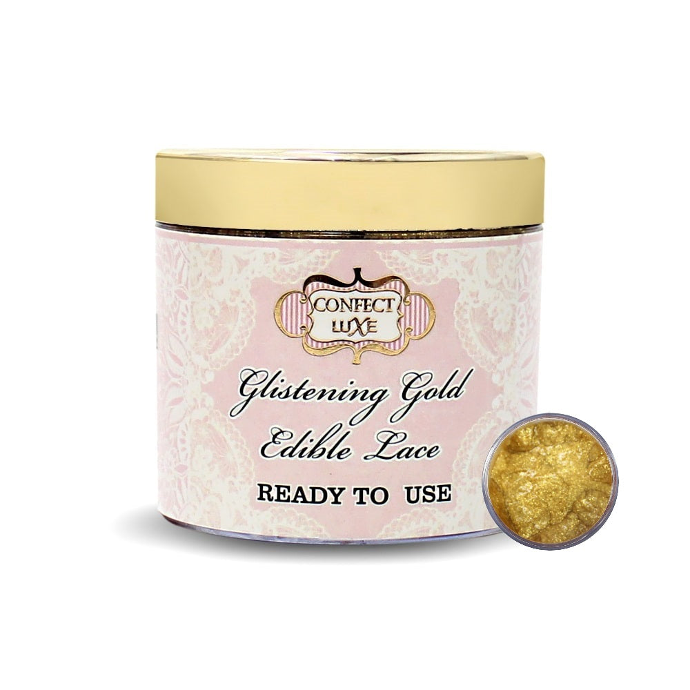Confect Glistening Gold | Edible Lace