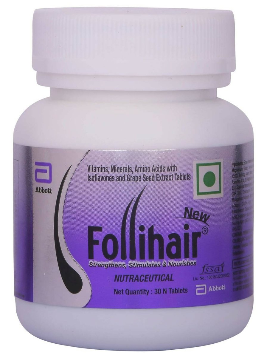 Abbott New Follihair Nutraceutical Tablets - Indyancart