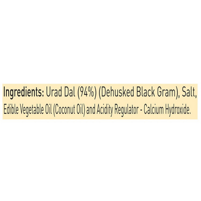 Priya Urad Dal Papad - Plain